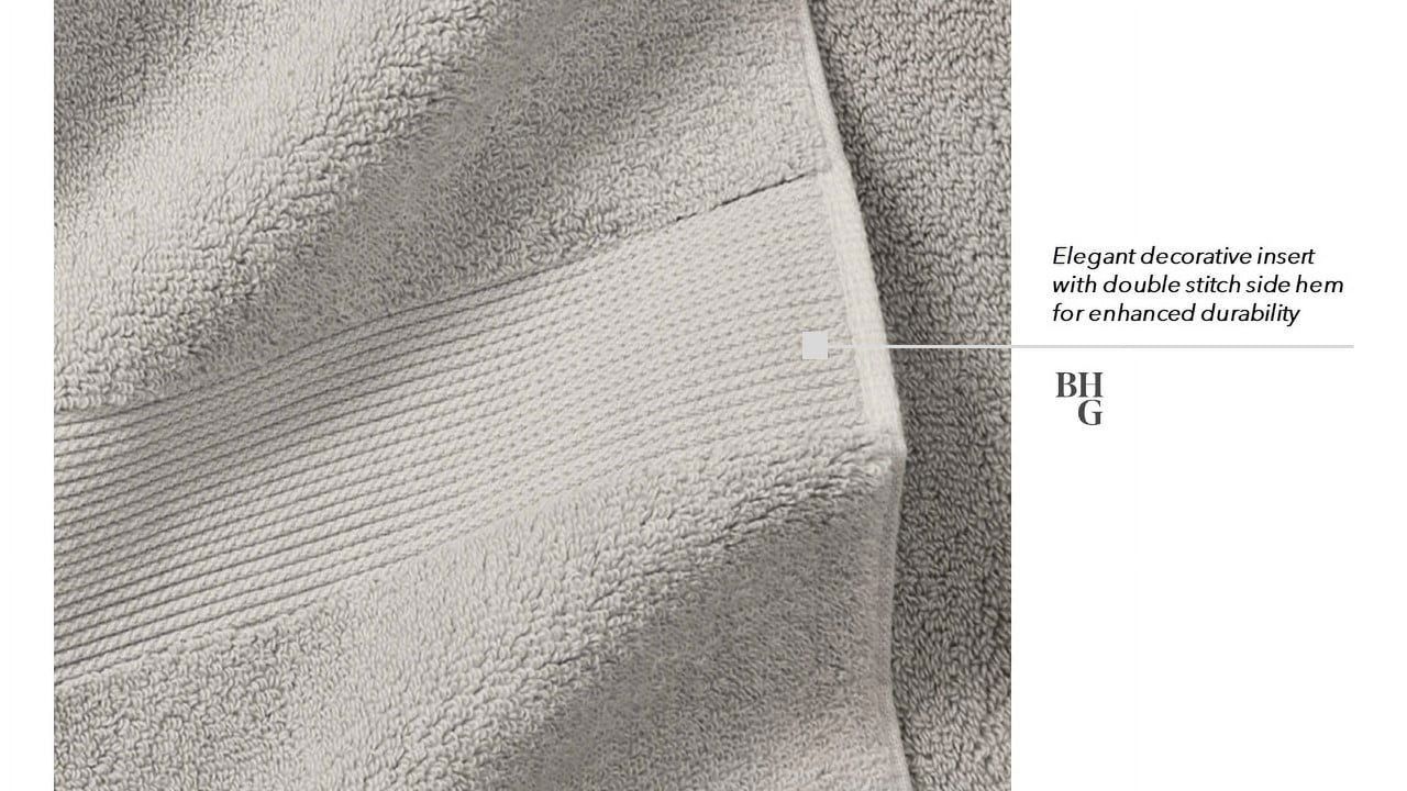 Better Homes & Gardens Signature Soft Solid Cotton Bath Towel, Vanilla Dream