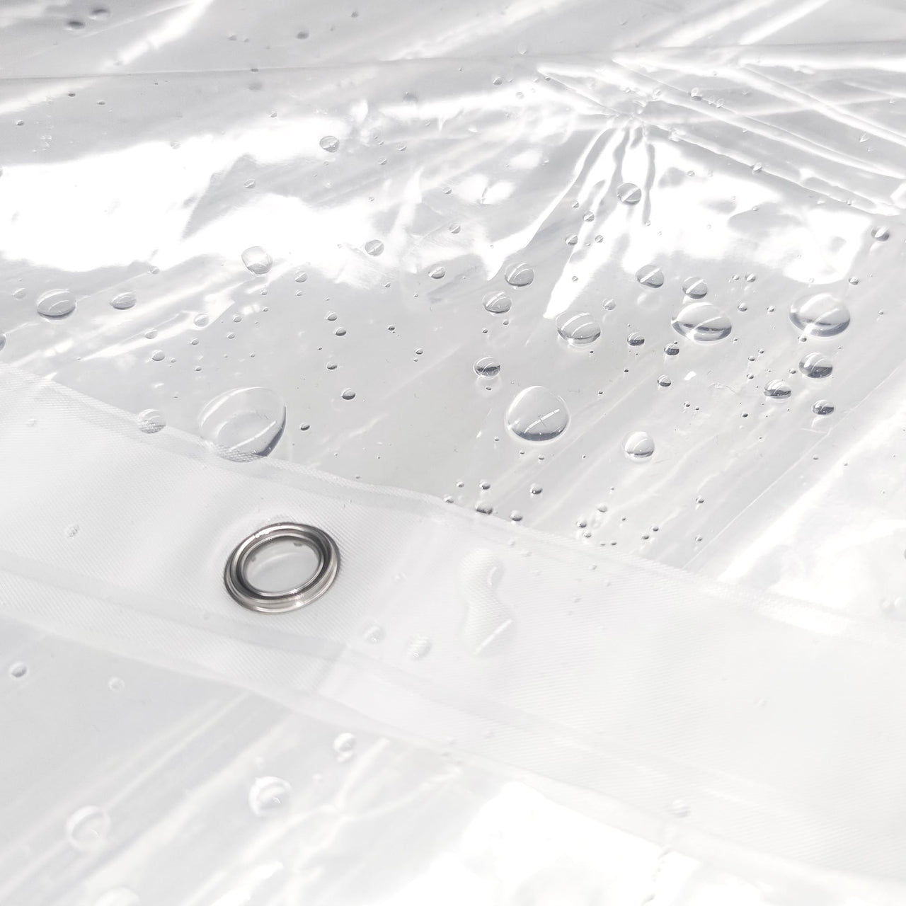 Barossa Design PEVA Clear Plastic Shower Curtain Liner Lightweight with 3 Magnets, Waterproof -72" x 72"