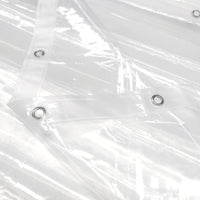 Barossa Design PEVA Clear Plastic Shower Curtain Liner Lightweight with 3 Magnets, Waterproof -72