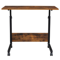 Zimtown Side Table Rolling Computer Desk Stand Coffee Sofa End Cart Laptop PC Tray Home