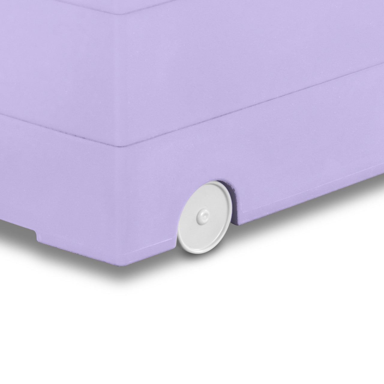 Your Zone Kids Rolling Toy Storage Bin with Handles, Purple, 22 in x 16 in x 11 in
