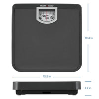 Health o meter Compact Dial Bathroom Scale, 330 lb. Capacity, Sturdy Metal Platform