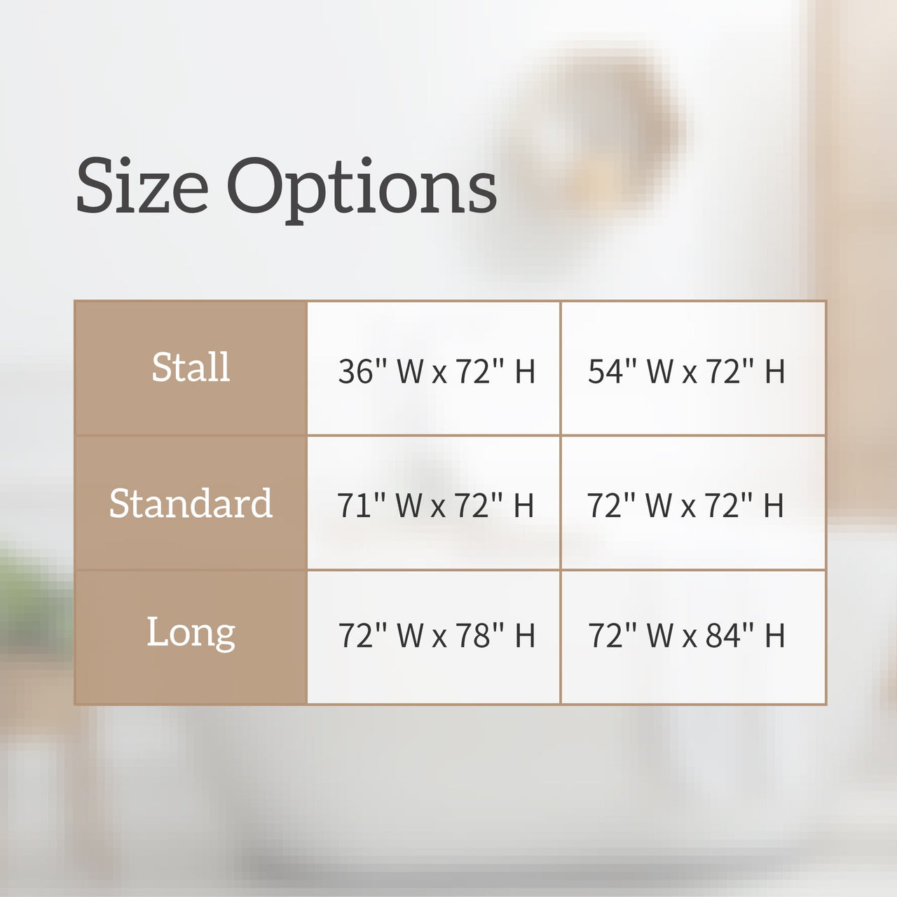 Barossa Design PEVA Clear Plastic Shower Curtain Liner Bathroom with 6 Magnets, Heavy Duty & Waterproof-72" x 72"