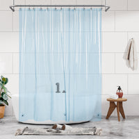Barossa Design PEVA Clear Plastic Shower Curtain Liner Lightweight with 3 Magnets, Waterproof -72