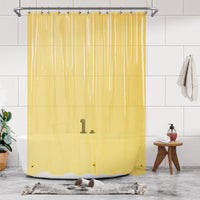 Barossa Design PEVA Clear Plastic Shower Curtain Liner Lightweight with 3 Magnets, Waterproof -72