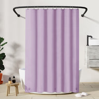 Barossa Design PEVA Clear Plastic Shower Curtain Liner Lightweight with 3 Magnets, Waterproof -72